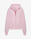 Boyfriend Zip Up Hoodie - Blush