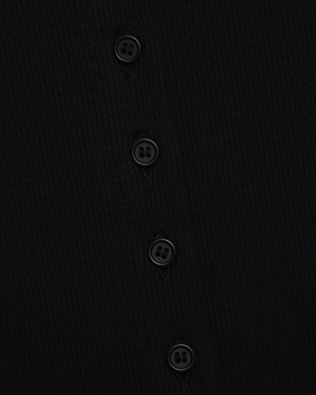Demi Ribbed Cardigan - Black