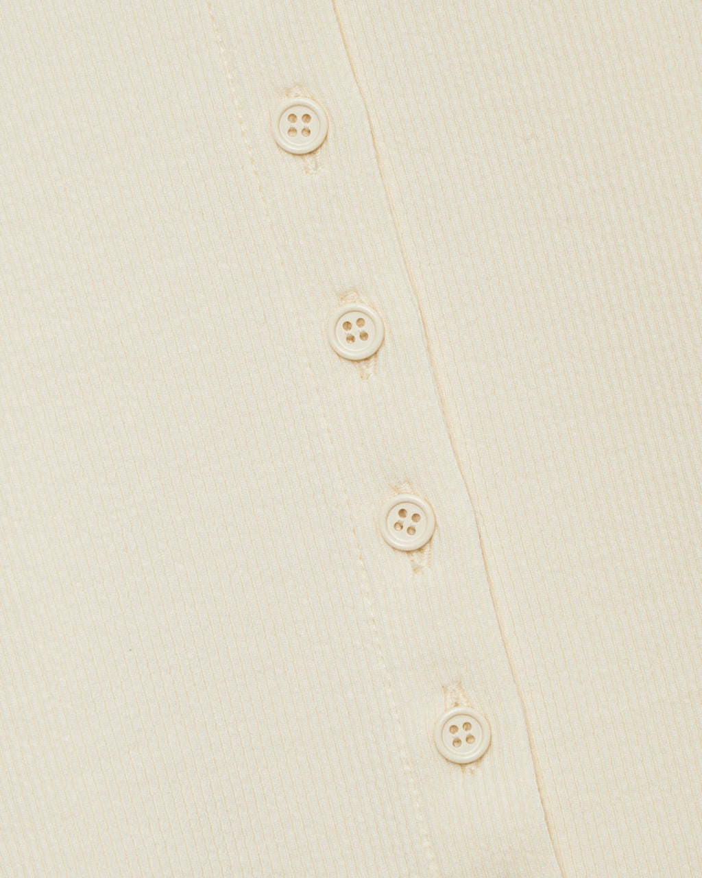 Demi Ribbed Cardigan - Buttermilk